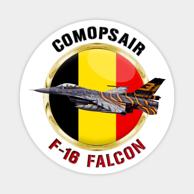 COMOPSAIR F-16 Falcon Magnet by MilMerchant